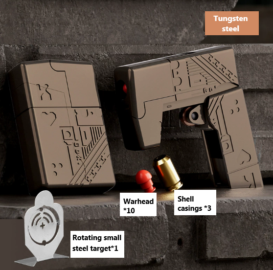 edc decompressed toy shell throwing toy gun alloy