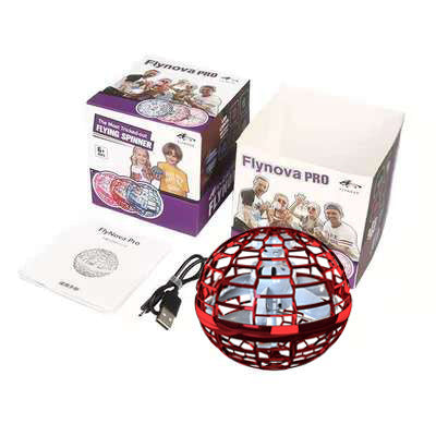 Fingertip flying ball spin sensor aircraft