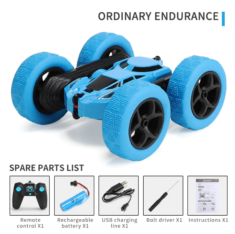 User Drift Double Side Stunt Car [Green/Blue/Yellow/Red]