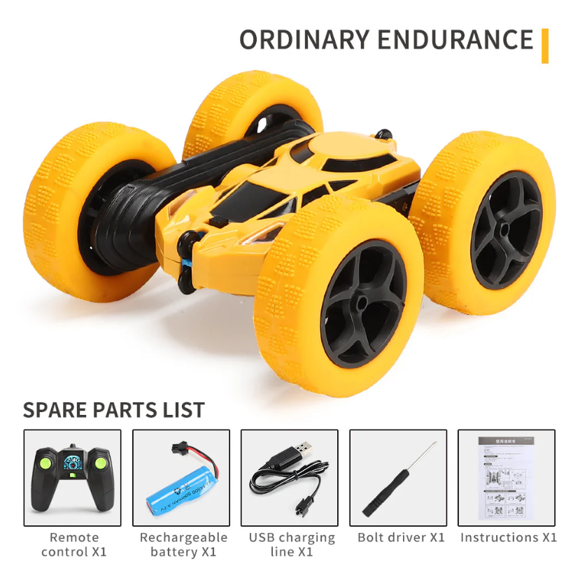 User Drift Double Side Stunt Car [Green/Blue/Yellow/Red]