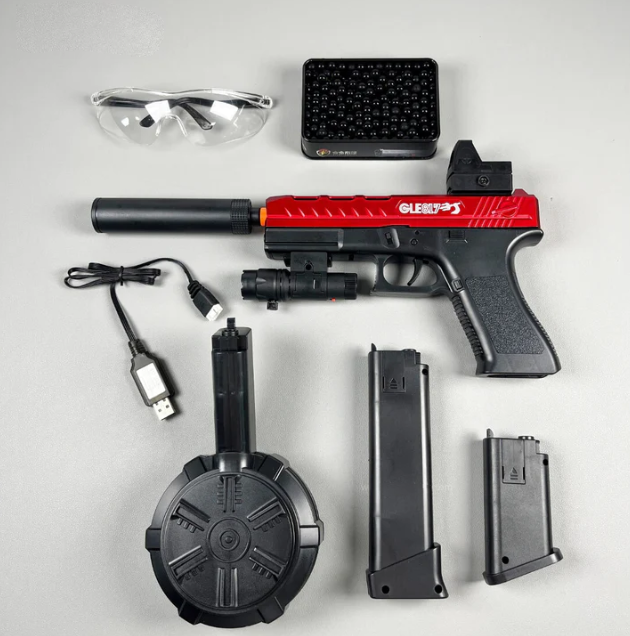 Glock automatic simulation electric repeating soft bullet gun