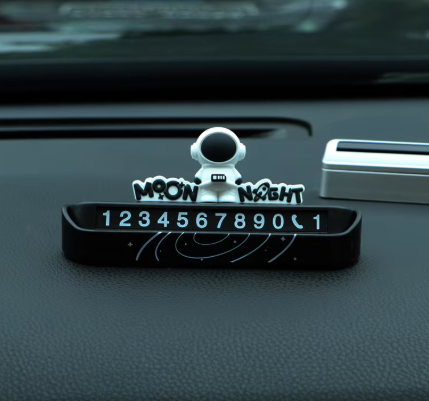 Astronaut Car-styling Telephone Number Plate