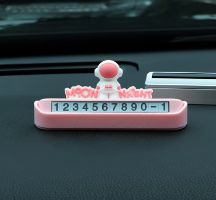 Astronaut Car-styling Telephone Number Plate