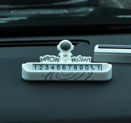Astronaut Car-styling Telephone Number Plate
