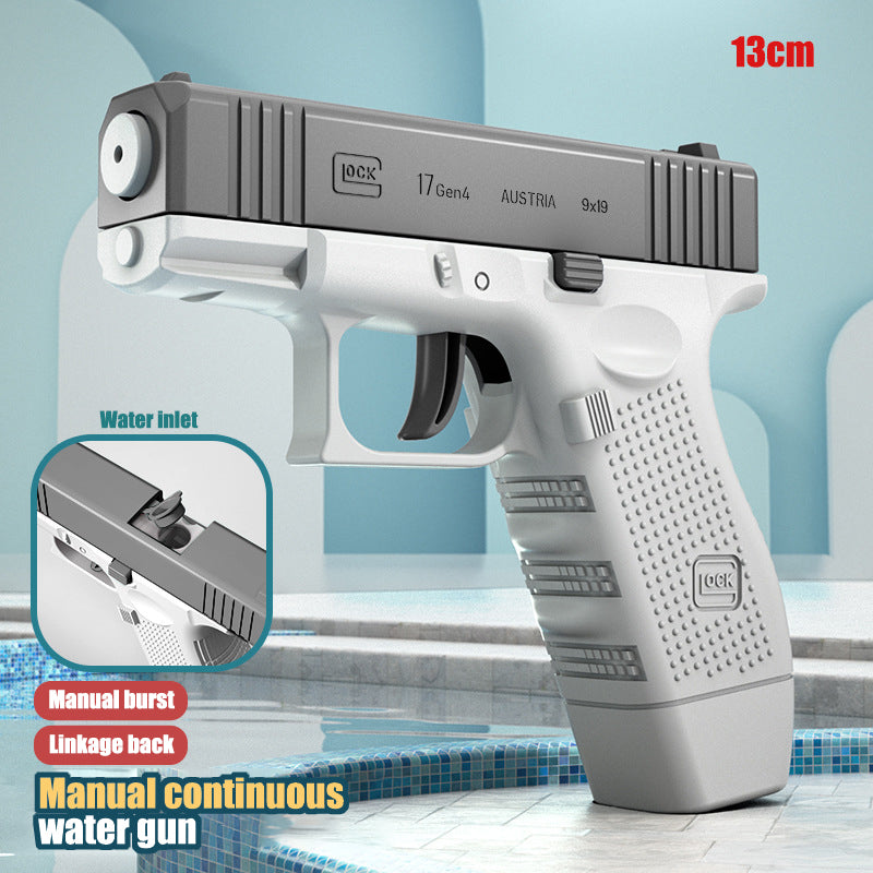 Children adults toy water gun enjoy summer games
