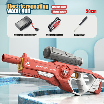 AUG electric burst toy water gun p90