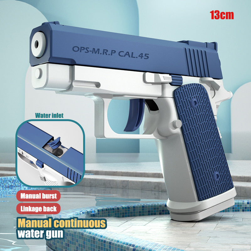 Children adults toy water gun enjoy summer games