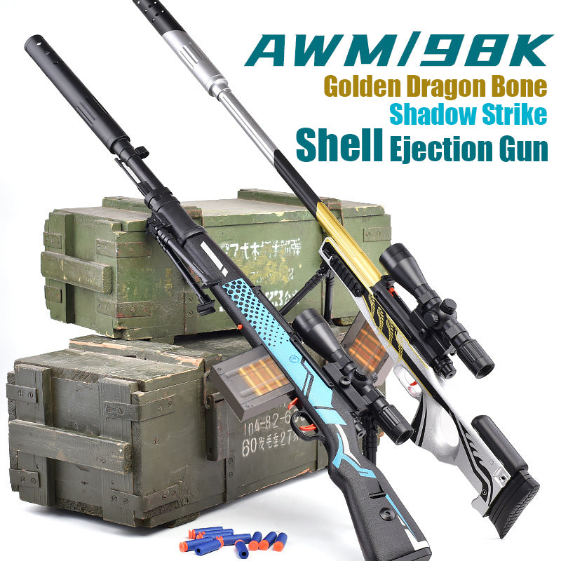 M24, 98k toy gun sniper grab manual supply of ammunition
