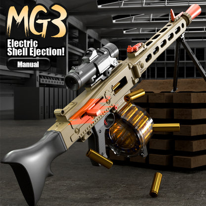 MG3 in one electric ejection soft bullet gun ejection toy machine gun