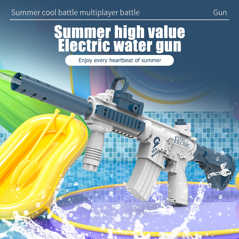 Electric large capacity M416 toy water gun