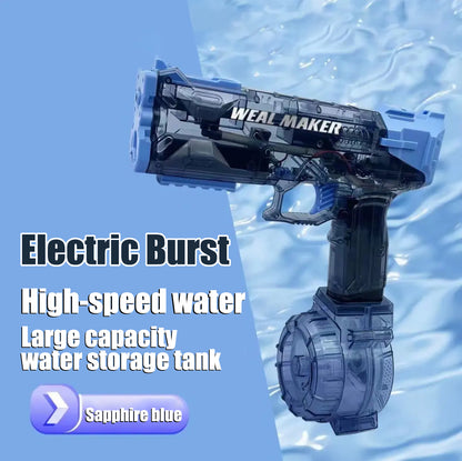 Large capacity, long battery life, powerful rapids electric burst water gun toy gun