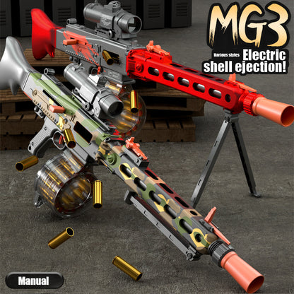 MG3 in one electric ejection soft bullet gun ejection toy machine gun