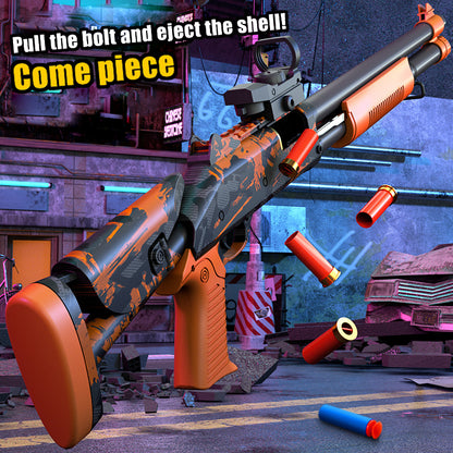Shotgun XM1014 manual pull bolt can launch soft bullet toy gun