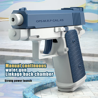 Children adults toy water gun enjoy summer games