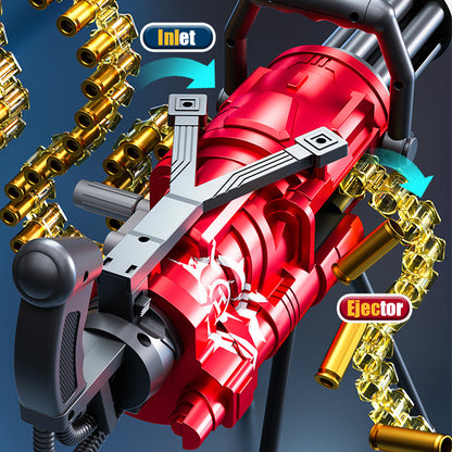 Gatling electric bursting EVA soft bullet toy gun