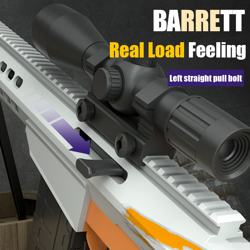Barrett sniper soft bullet gun AWM children adult boy toy gun