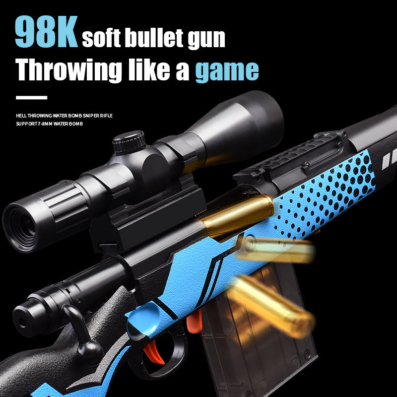 M24, 98k toy gun sniper grab manual supply of ammunition