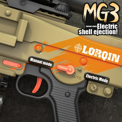 MG3 in one electric ejection soft bullet gun ejection toy machine gun