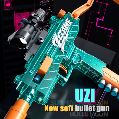 Manual bolt soft bullet gun MP9 toy submachine gun