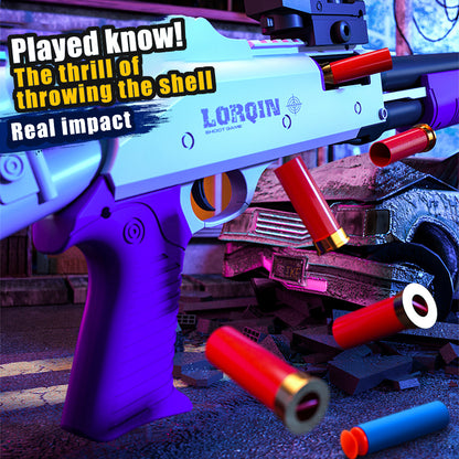 Shotgun XM1014 manual pull bolt can launch soft bullet toy gun