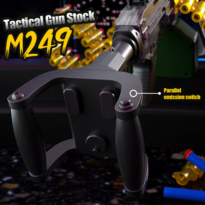 M249 integrated belt soft bullet gun electric repeating toy gun