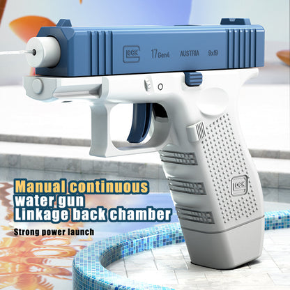 Children adults toy water gun enjoy summer games
