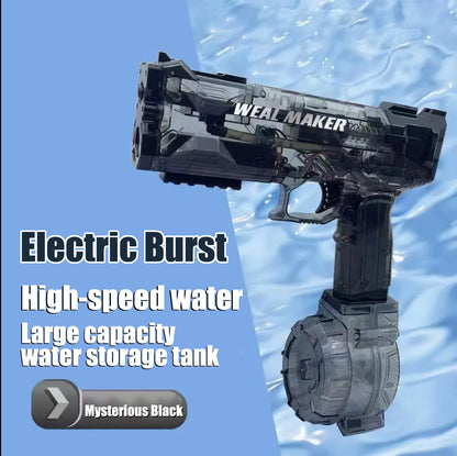 Large capacity, long battery life, powerful rapids electric burst water gun toy gun
