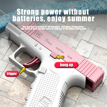 Children adults toy water gun enjoy summer games