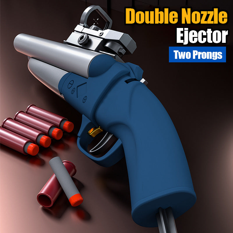 Double barrel shotgun shell ejection soft shot gun manual