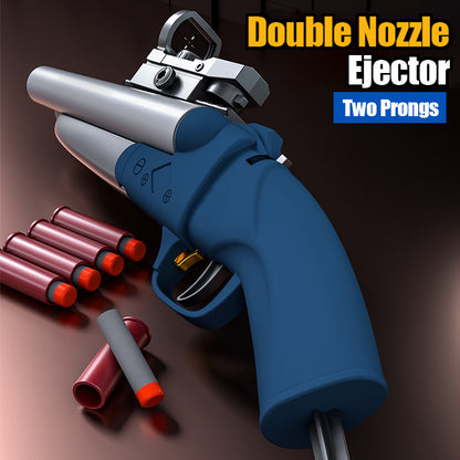 Double barrel shotgun shell ejection soft shot gun manual