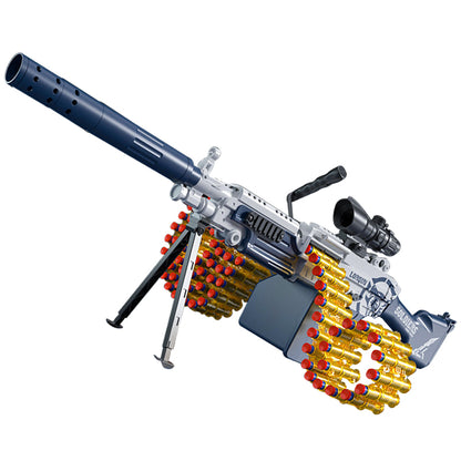 M249 integrated belt soft bullet gun electric repeating toy gun