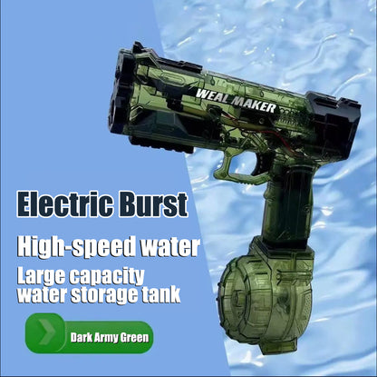 Large capacity, long battery life, powerful rapids electric burst water gun toy gun