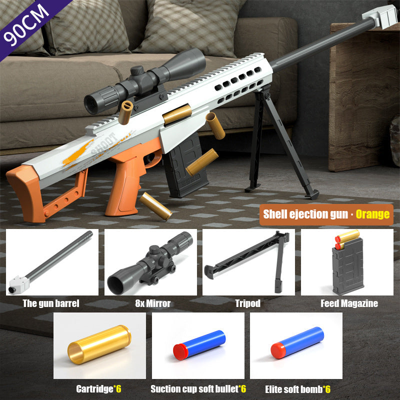 Barrett sniper soft bullet gun AWM children adult boy toy gun
