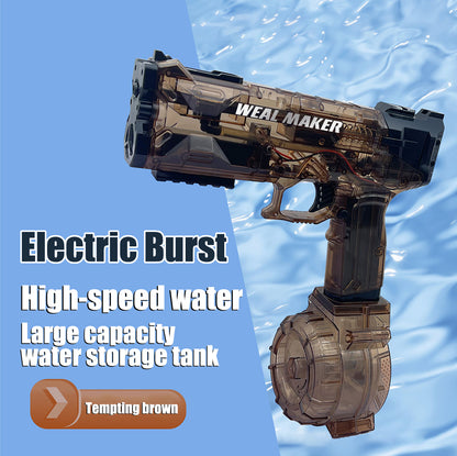 Large capacity, long battery life, powerful rapids electric burst water gun toy gun