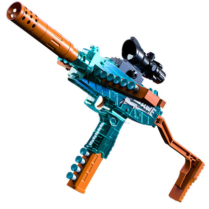 Manual bolt soft bullet gun MP9 toy submachine gun