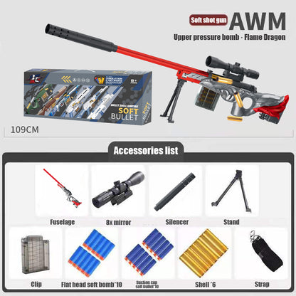 M24, 98k toy gun sniper grab manual supply of ammunition