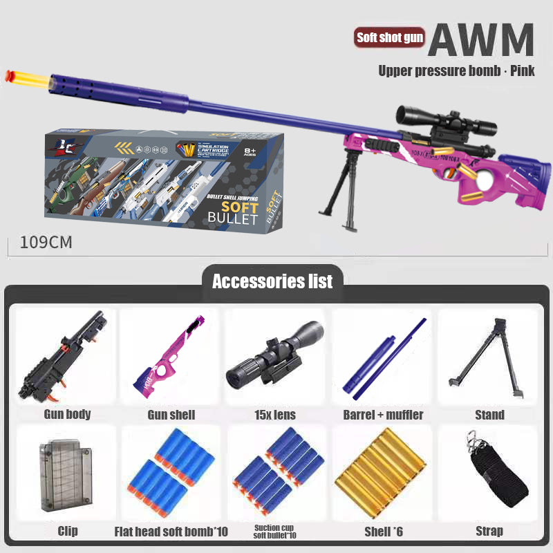 M24, 98k toy gun sniper grab manual supply of ammunition